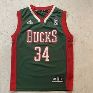 Giannis Antetokounmpo jersey (old colors) Size S (youth)